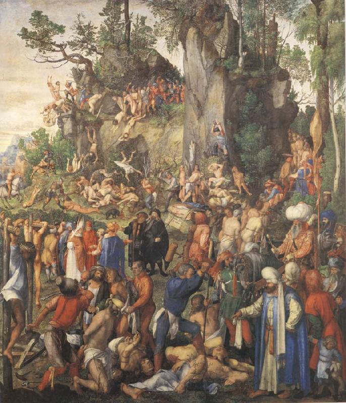 Albrecht Durer The Martyrdom of the ten thousand oil painting image